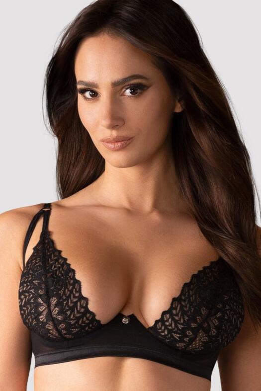 Donarella fekete csipke melltart�