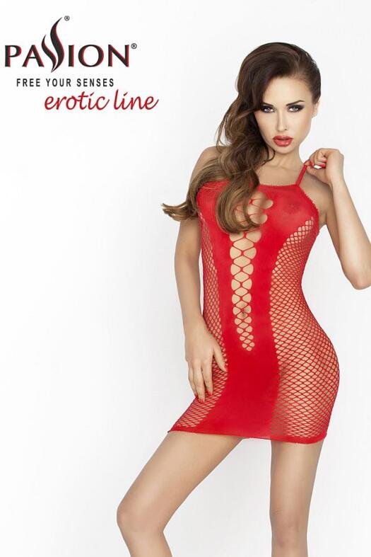 Szexi ruha, BS027 piros necc dressz