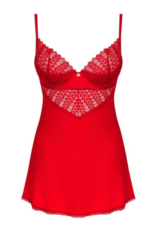 Piros plus size fehérnemű, Ingridia szexi hálóing Piros plus size fehérnemű, Ingridia szexi hálóing