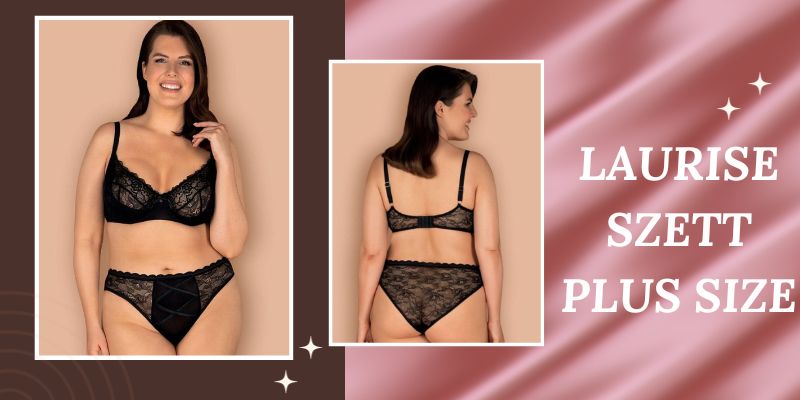 Elegns plus size fehrnem, Laurise melltarts szett