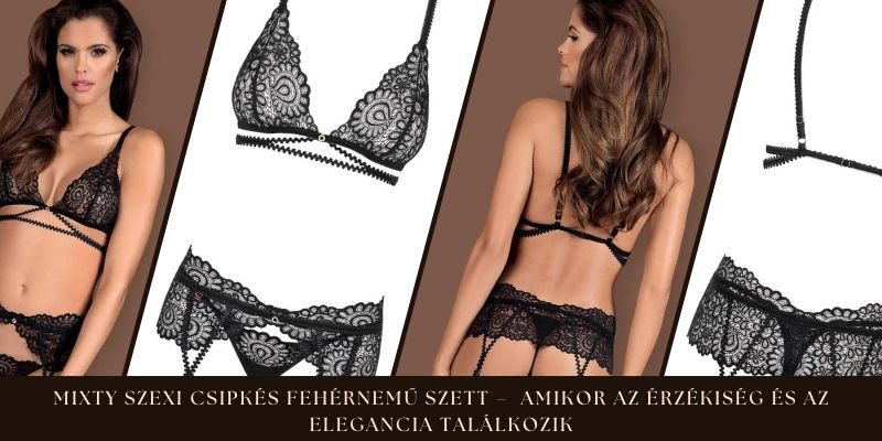 Mixty szexi csipkés fehérnemű szett