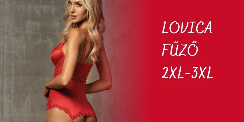 rzki plus size fehrnem, Lovica piros fz szett 2XL/3XL